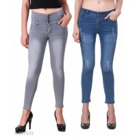 Lootkabazaar Women's Elegant Denim Jeans Combo (LWEDJC002)